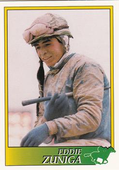 1993 Jockey Star #181 Eddie Zuniga Front